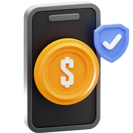 Secure Payment  3D Icon