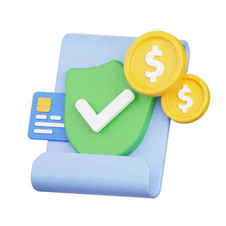 Secure Payment  3D Icon