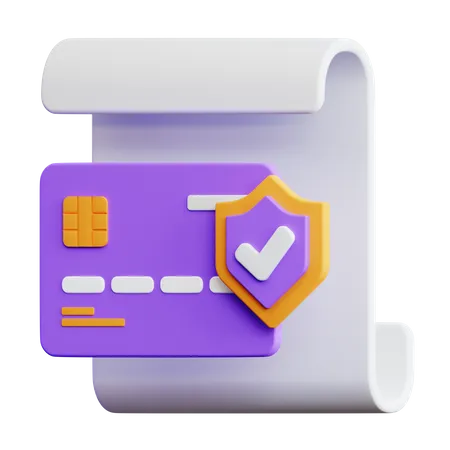 Secure Payment  3D Illustration