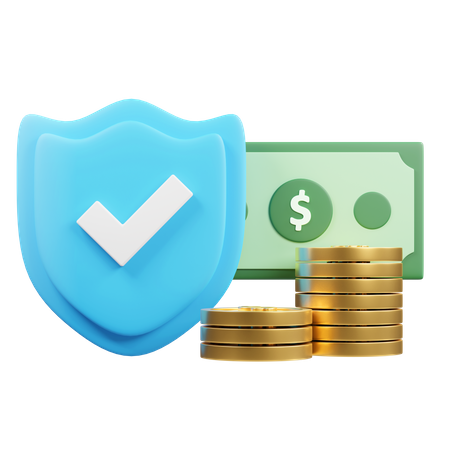 Secure Payment  3D Illustration