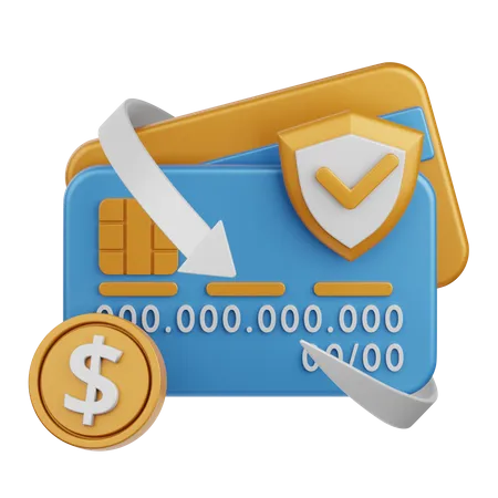 3 D Rendering Secure Payment Isolated Useful For Payment Money And Transaction Design Element 3D Icon