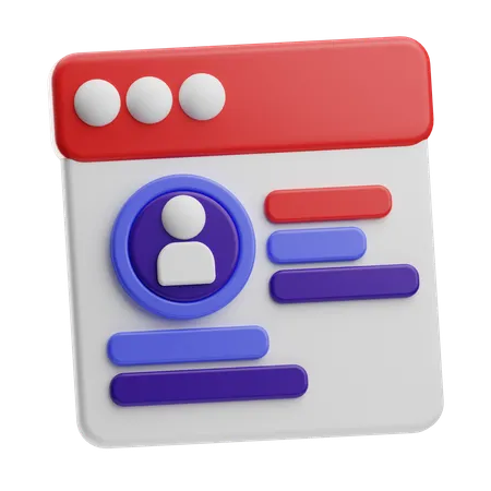 Secure Personal Data  3D Icon