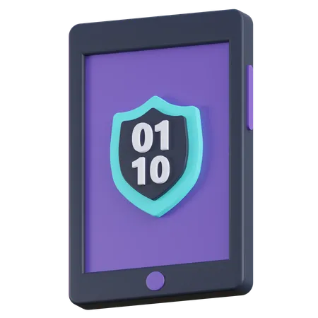 Secure Phone  3D Icon