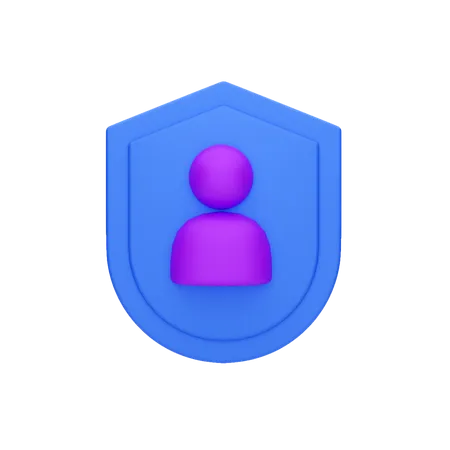 Secure Profile  3D Illustration