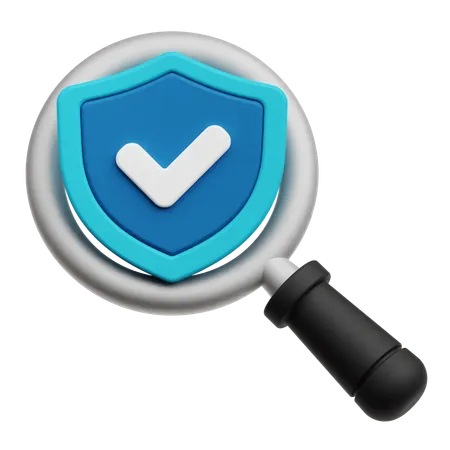 Secure Protection  3D Icon