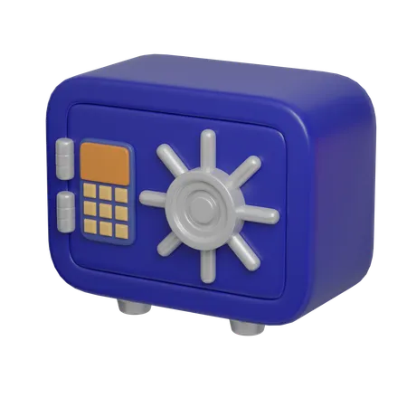 Secure Safe Icon 3 D Icon Financial And Banking 3 D Illustration 3D Icon