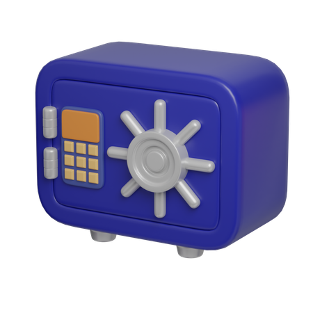 Secure Safe  3D Icon