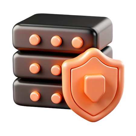 Secure Server  3D Icon