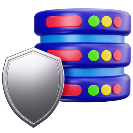 Secure Server  3D Icon
