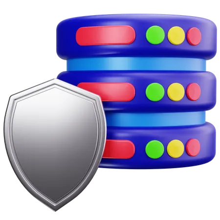 Secure Server  3D Icon