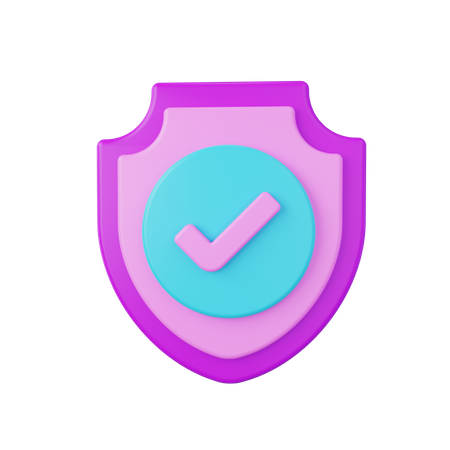 Secure Shield  3D Icon