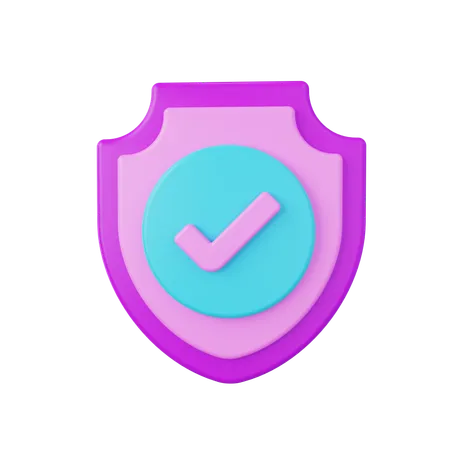 Secure Shield  3D Icon