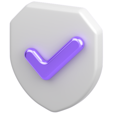 Secure Shield  3D Icon