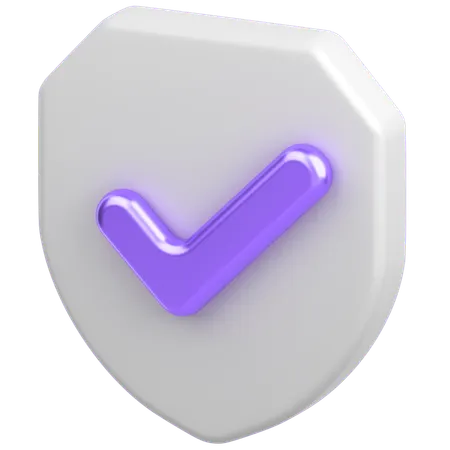 Secure Shield  3D Icon