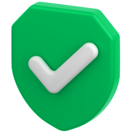 Secure Shield  3D Icon