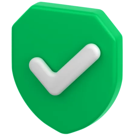 Secure Shield  3D Icon