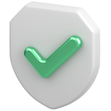 Secure Shield  3D Icon