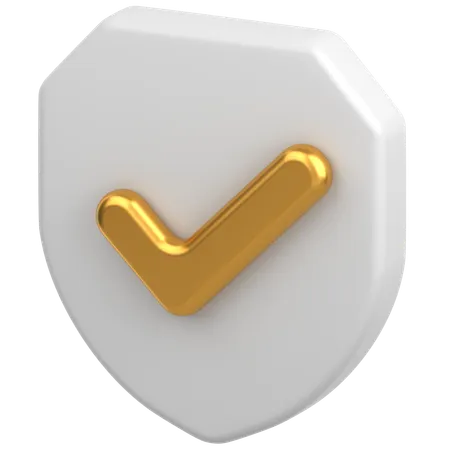 Secure Shield  3D Icon