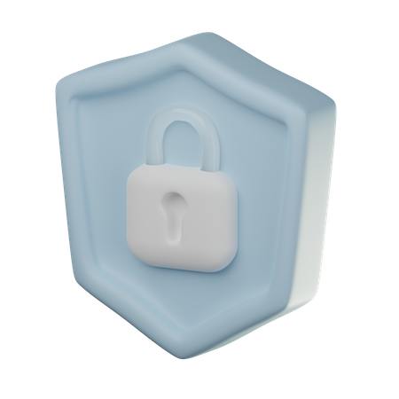 Secure Shield  3D Icon