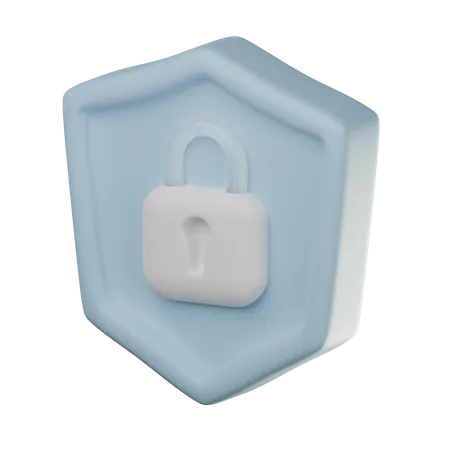 Secure Shield  3D Icon