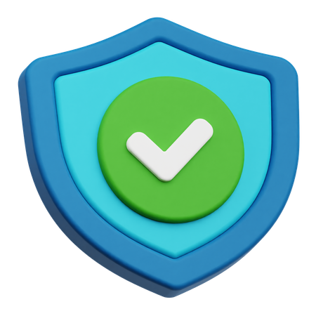 Secure Shield  3D Icon