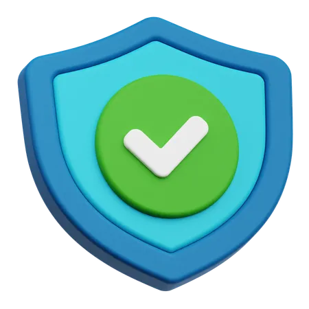 Secure Shield  3D Icon