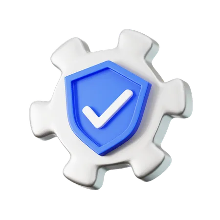 Secure Shield  3D Icon