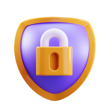 Secure Shield  3D Icon