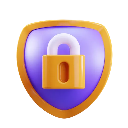 Secure Shield  3D Icon