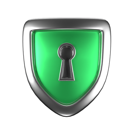 Secure Shield  3D Icon