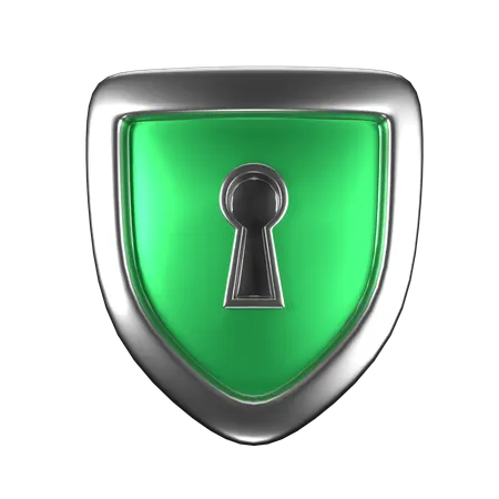 Secure Shield  3D Icon