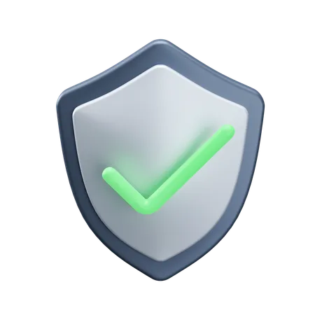 Secure Shield  3D Icon