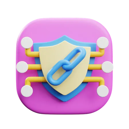 Secure Shield  3D Icon