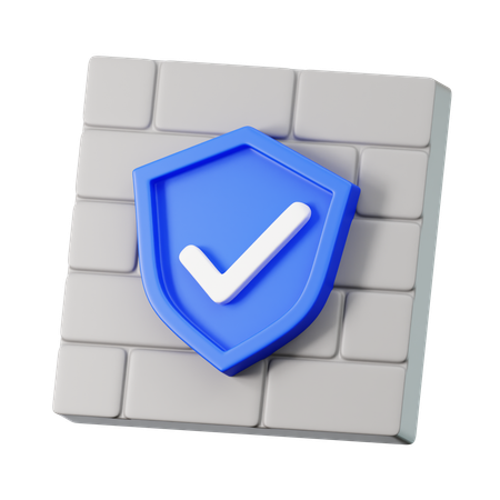 Secure Shield  3D Icon