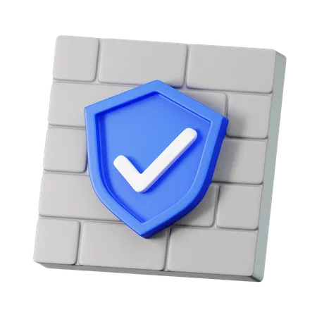 Secure Shield  3D Icon