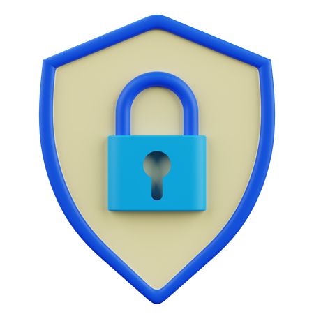 Secure Shield  3D Icon