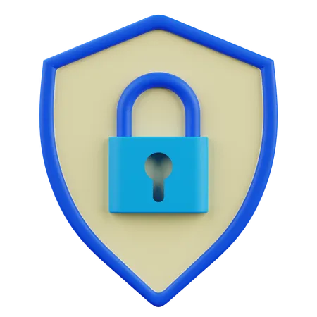 Secure Shield  3D Icon