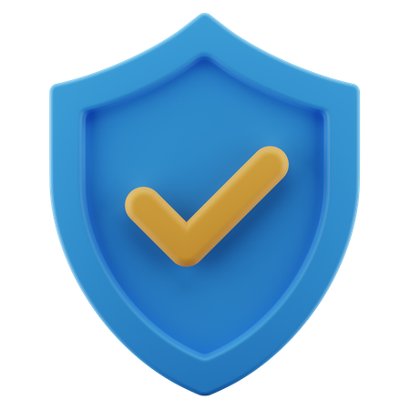 Secure Shield  3D Icon