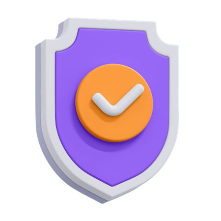 Secure Shield  3D Icon