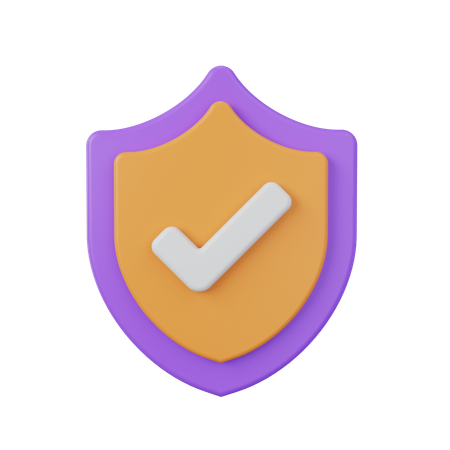 Secure Shield  3D Icon