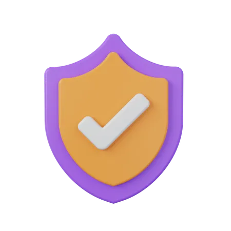 Secure Shield  3D Icon