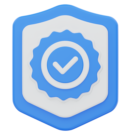 Secure Shield  3D Icon