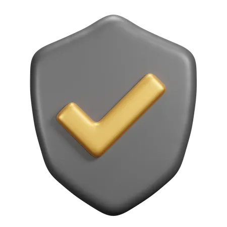 Secure Shield  3D Icon