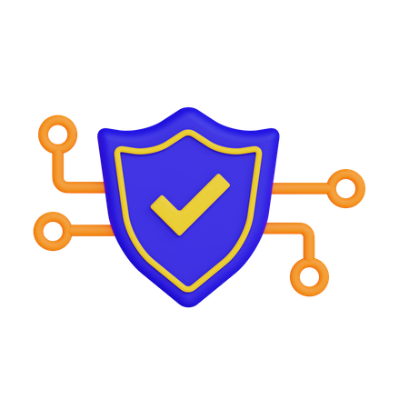 Secure Shield  3D Icon