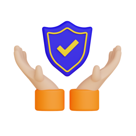 Secure Shield  3D Icon