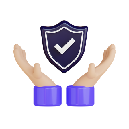 Secure Shield  3D Icon