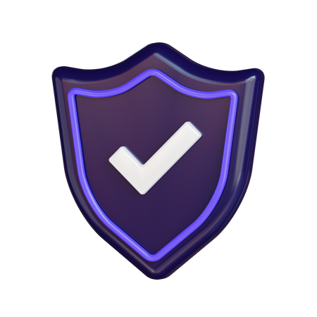 Secure Shield  3D Icon