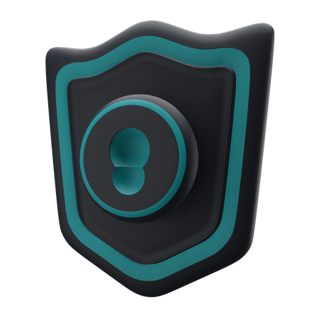 Secure Shield  3D Icon