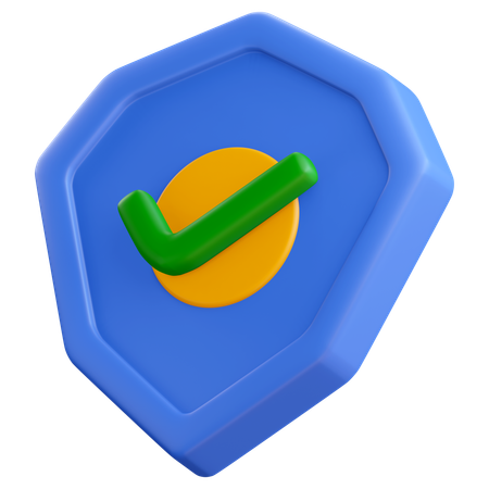Secure Shield  3D Icon