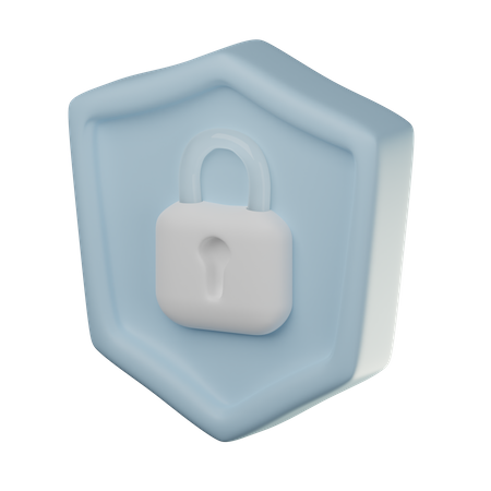 Secure Shield  3D Icon